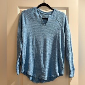💙 American Eagle Outfitters Sky Blue Waffle Knit Long Sleeve 💙